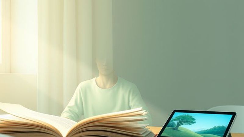Un estudio tranquilo inspira aprendizaje sereno