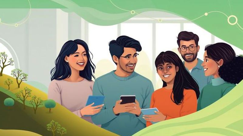 Un grupo colaborativo aprende en armonía