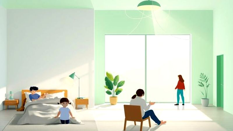 Espacios serenos y coloridos inspiran conexión
