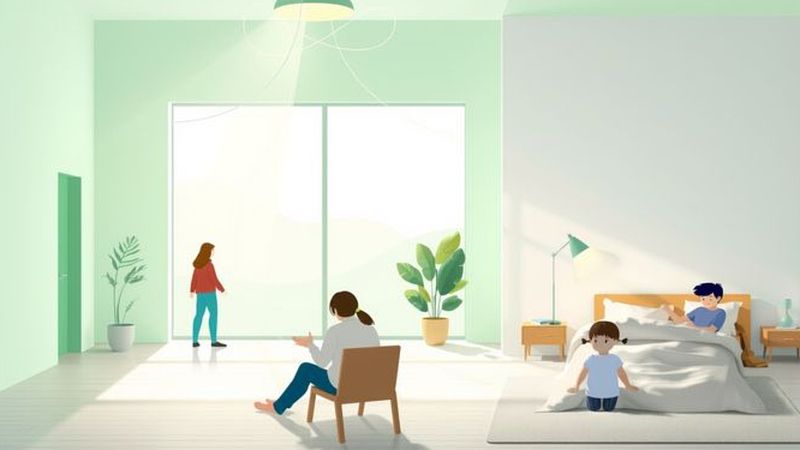 Espacios serenos y coloridos inspiran conexión