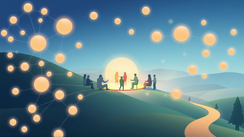 Un espacio colaborativo emite luz tranquila