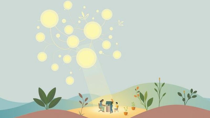 Un espacio armonioso comparte conocimiento adaptable