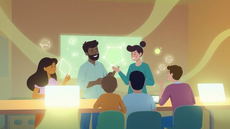 Aprendizaje colaborativo en entorno digital óptimo