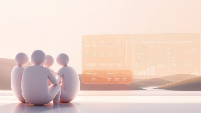 Colaboración digital suavemente evoluciona hacia progreso