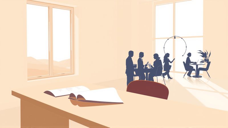Un espacio de trabajo minimalista inspira eficiencia