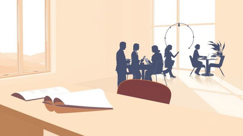 Un espacio de trabajo minimalista inspira eficiencia