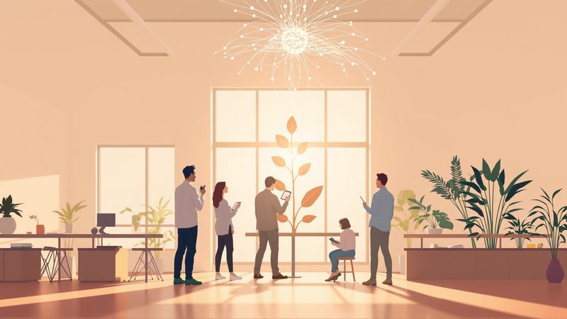 Iluminación ascendente conecta el aprendizaje colectivo
