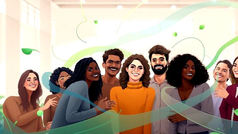 Colaboración optimista en espacio creativo