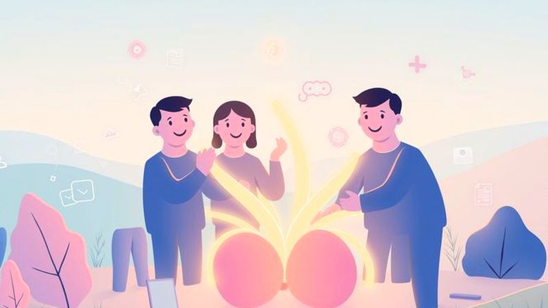 Un grupo construye conexiones luminosas pacíficas