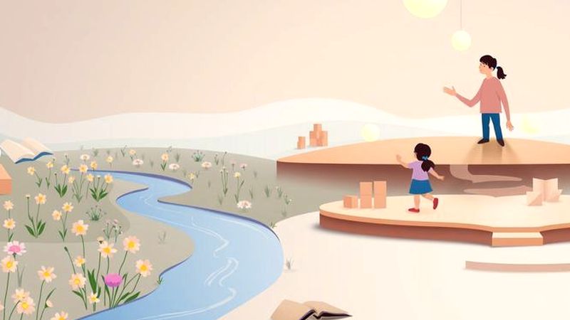 Niño explorando