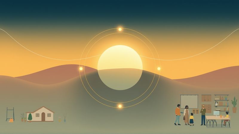 Un espacio sereno irradia eficiencia tranquila