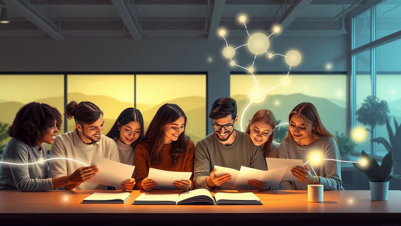 Colaboración armoniosa impulsa el aprendizaje visual