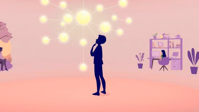 Un individuo explora un aprendizaje adaptable